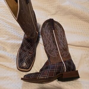 Macie Bean Brown and White Boots